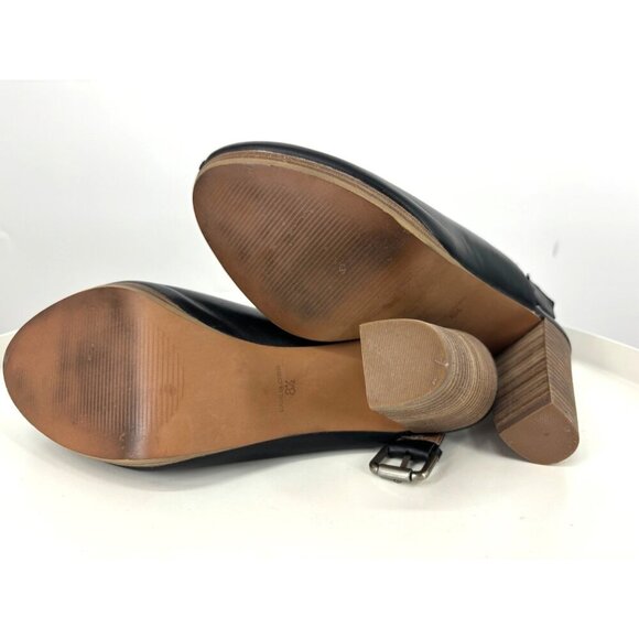 Madewell Black Platform High Heel Slingback Clogs 8.5 - Picture 4 of 4